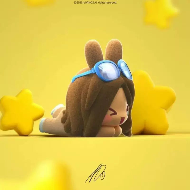 Alien Stage Pet Rabbit Series Blind Box - Flocked Kawaii Chibi Figure - ALNST Ivan Till Mizi Luka Desktop Mascot Toy