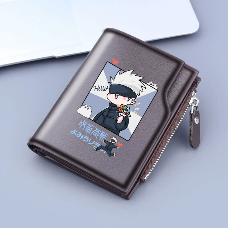 JJK Gojo Satoru Slim Wallet - Student Bi-fold