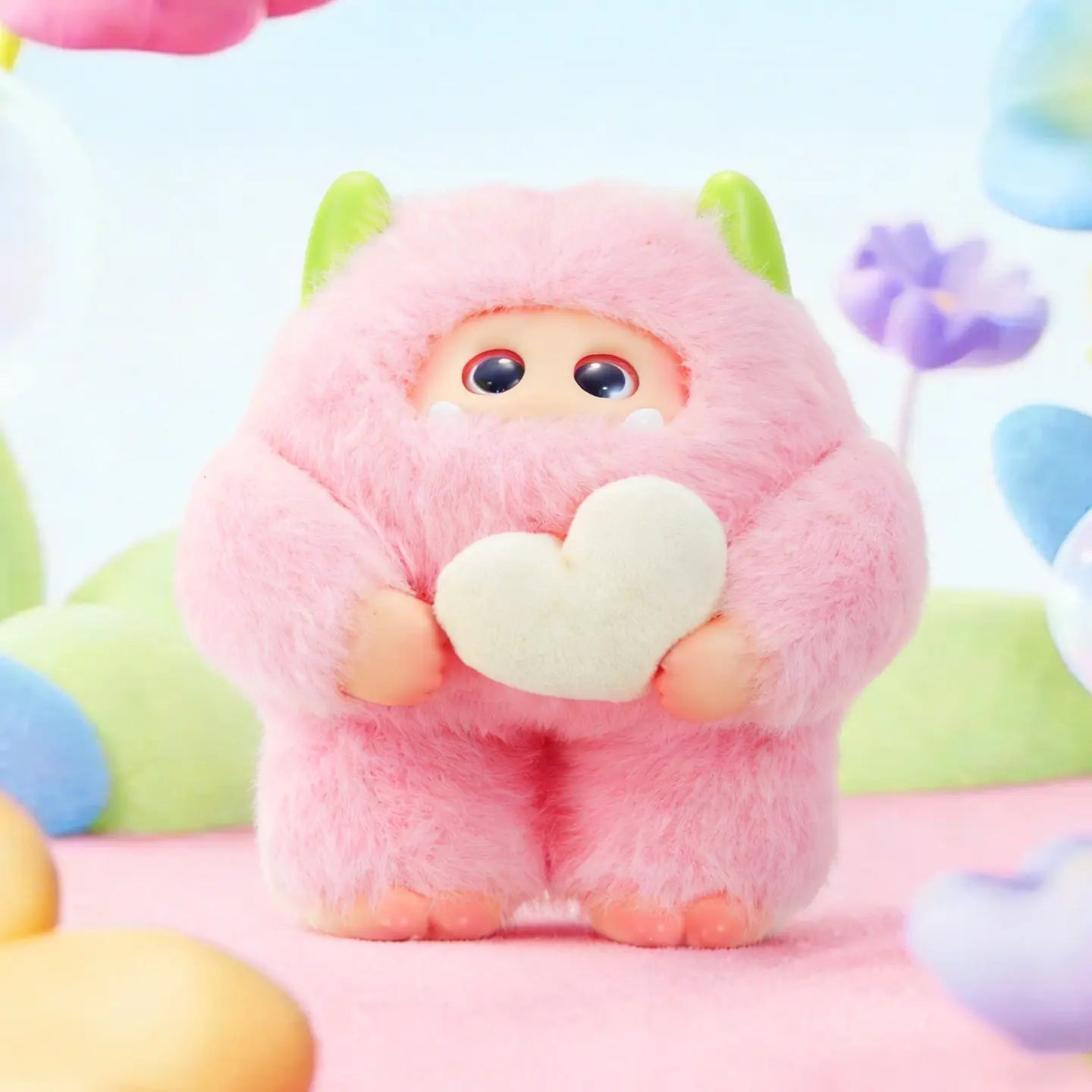Limited Edition Fluffy Monster Marshmallow Dream Series Blind Box - Vinyl Face Plush Doll Mystery Toy - Cute Forest Sasquatch Yeti Bag Charm Desktop Mascot Birthday Gift