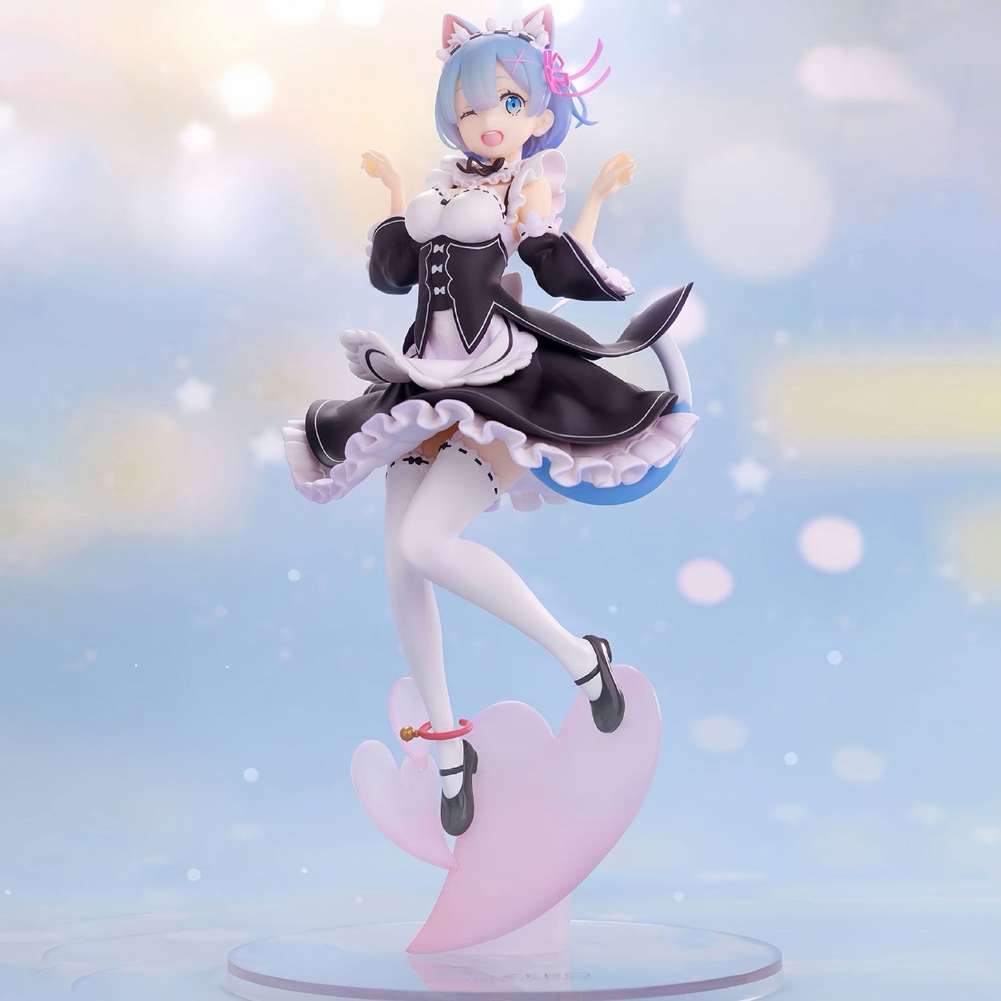 Re:Zero Rem Cat Ear Ver, Rem Cat Version Figure Otaku Room Decor