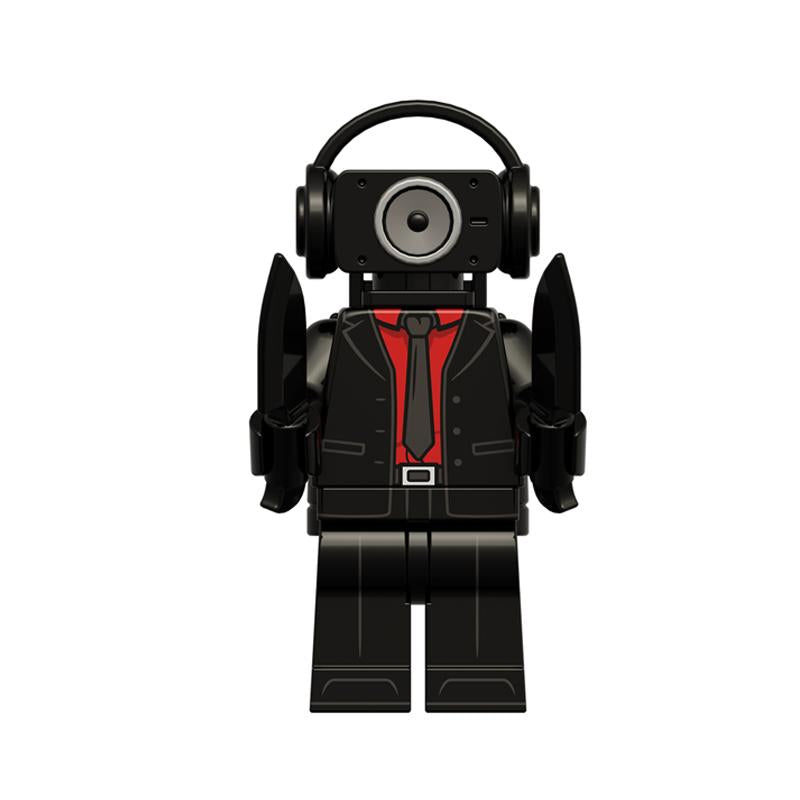 Toilet Man vs Camera Man Mini Figure Set – Titan Speaker Man & TV Man Building Block Toy, Assembly Collectible Model