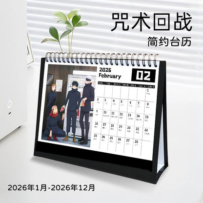 Jujutsu Kaisen 2026 Desktop Calendar - Official Anime Sorcerer Planner