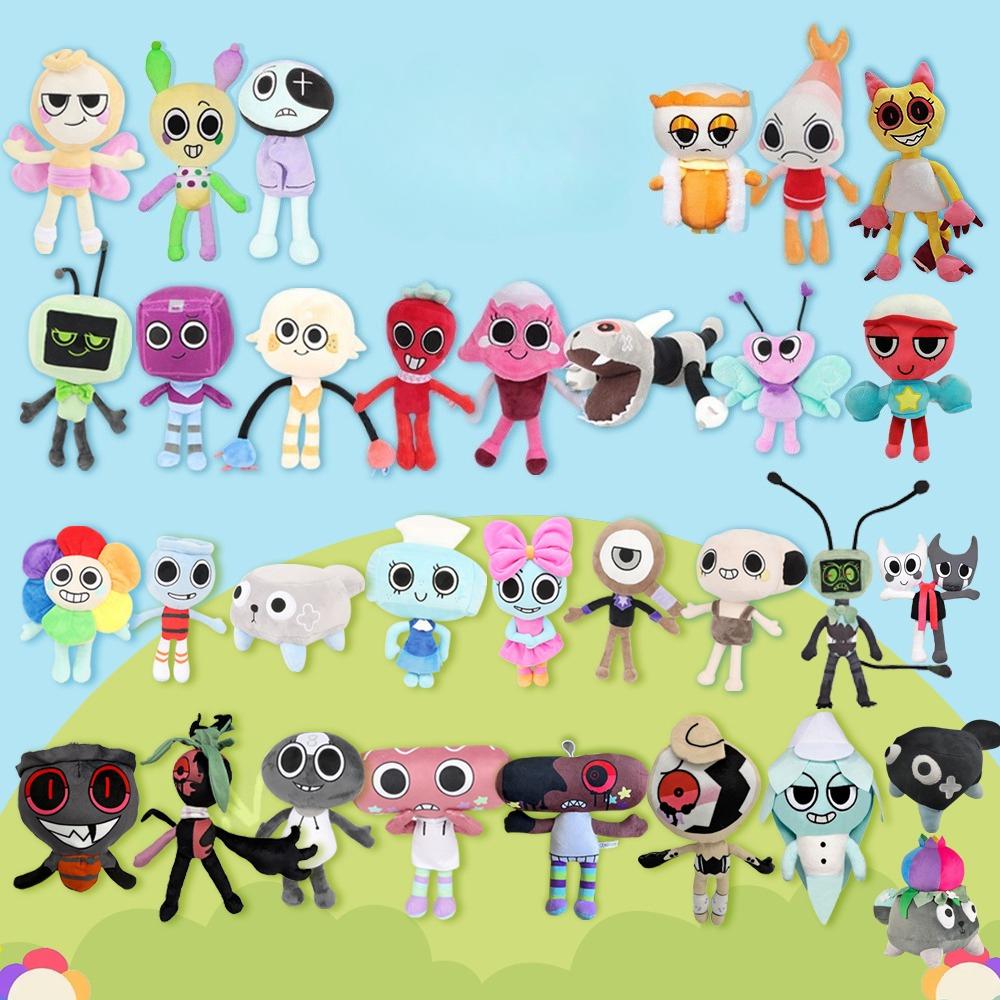 Dandy's World Plush 11" Cosmo Plush Stuffed Figure Pillow for Video Game Fans Room Decor with a Sticker Set