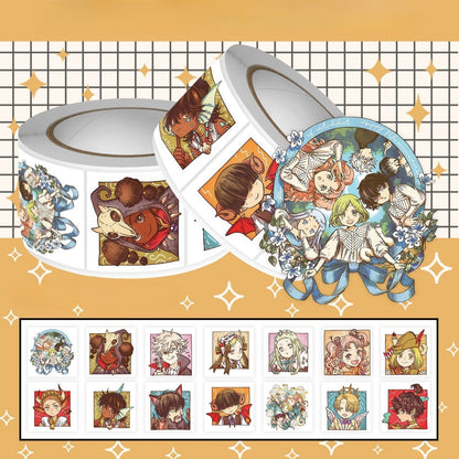 Witch Hat Atelier Artisan Roll Stickers - 500Pcs Magical Chibi Collection
