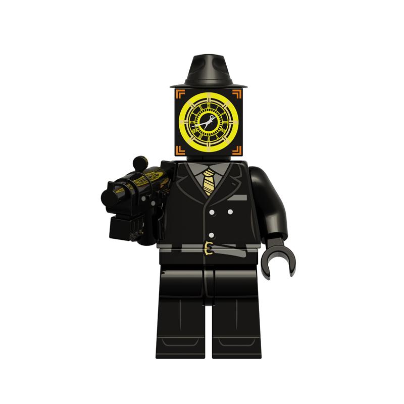 Toilet Man vs Camera Man Mini Figure Set – Titan Speaker Man & TV Man Building Block Toy, Assembly Collectible Model