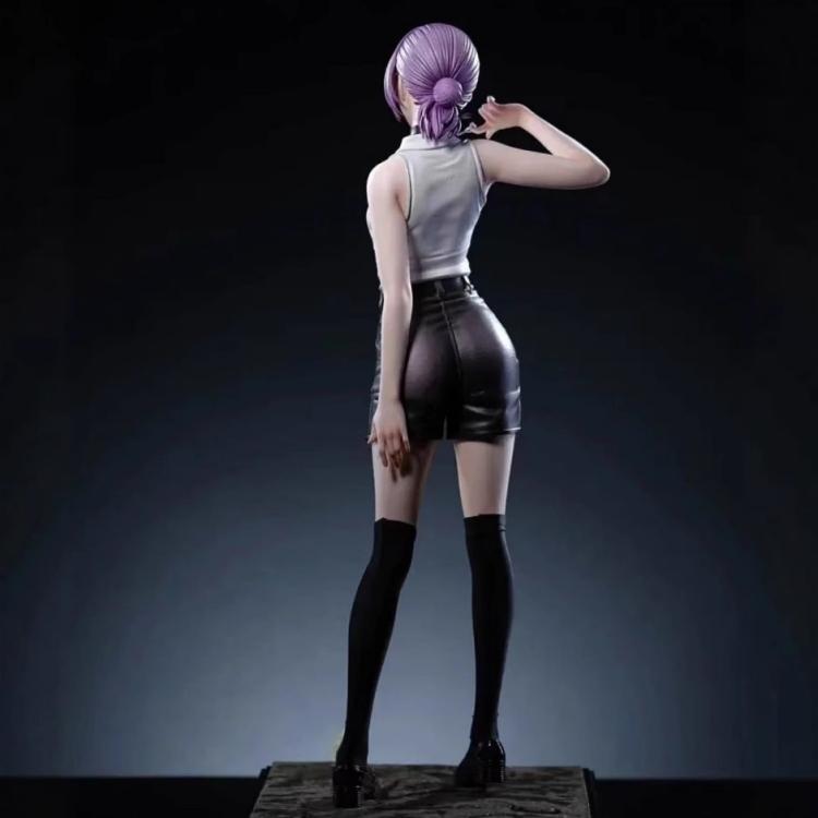 Reze Bomb Devil Dual-Head Statue – Chainsaw Man Anime Girl Resin Figure Boxed Model