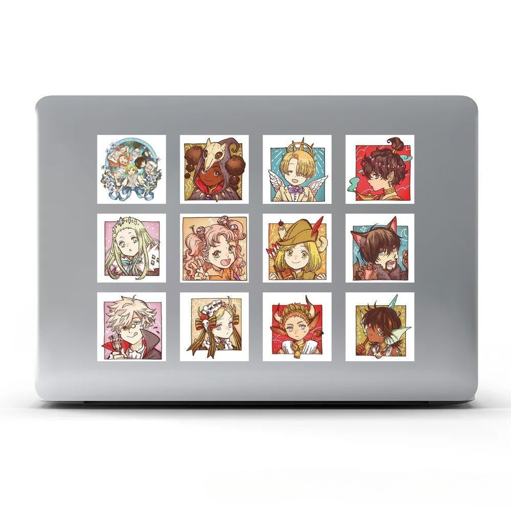 Witch Hat Atelier Artisan Roll Stickers - 500Pcs Magical Chibi Collection