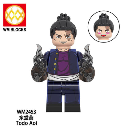 Jujutsu Kaisen Mini Figure Brick Set – All Character Assembly Toy, Anime Building Block Collectible Gift for Fans