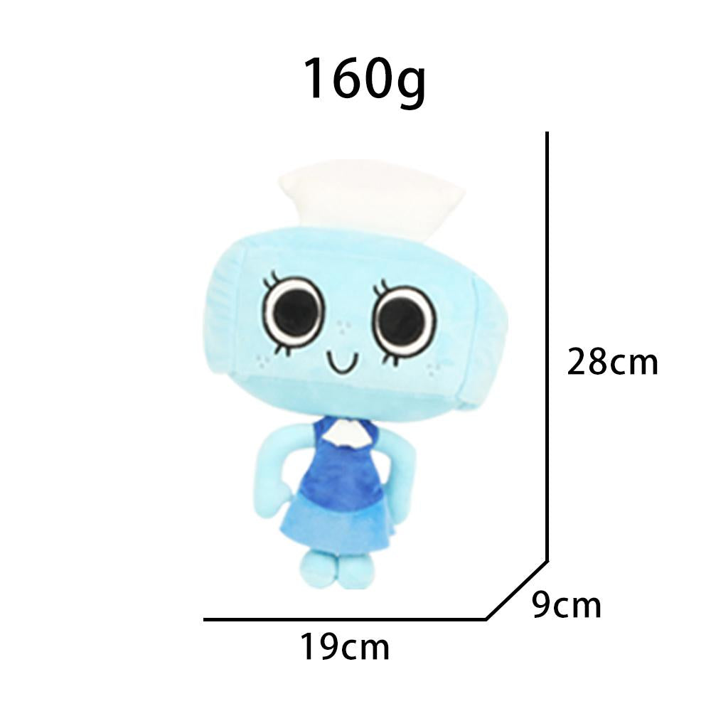 Dandy's World Plush 11" Cosmo Plush Stuffed Figure Pillow for Video Game Fans Room Decor with a Sticker Set