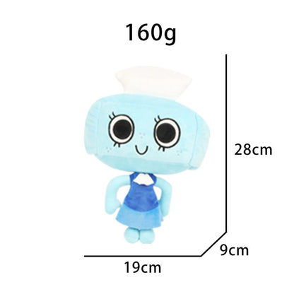 Dandy's World Plush 11" Cosmo Plush Stuffed Figure Pillow for Video Game Fans Room Decor with a Sticker Set