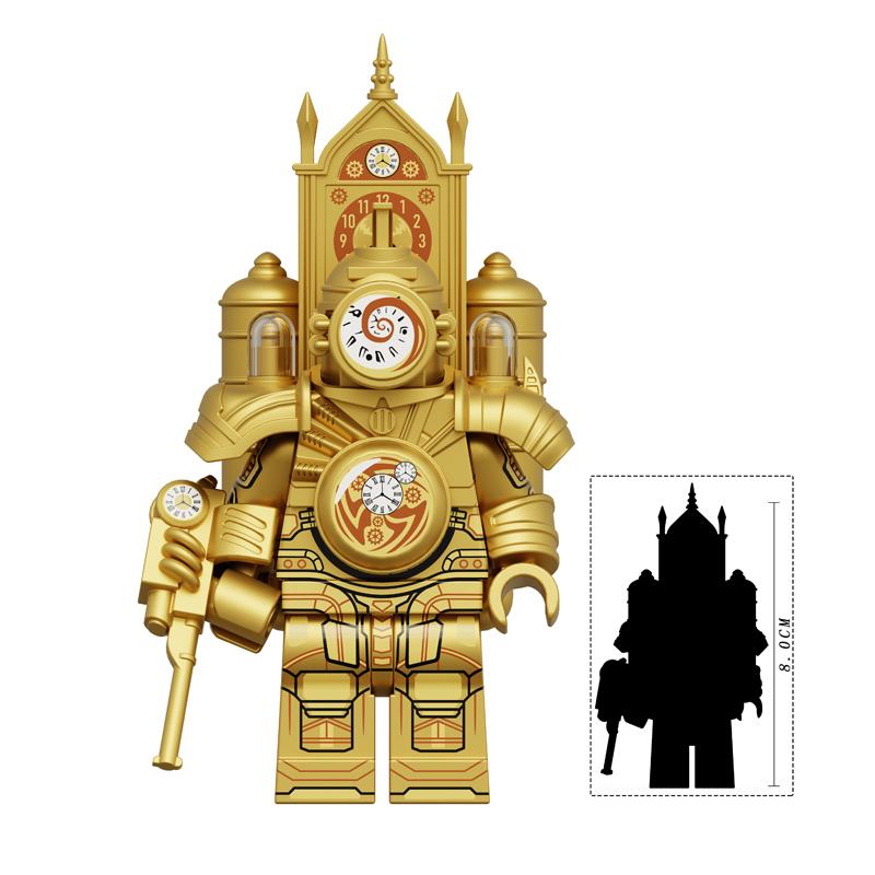 Toilet Man vs Camera Man Mini Figure Set – Titan Speaker Man & TV Man Building Block Toy, Assembly Collectible Model