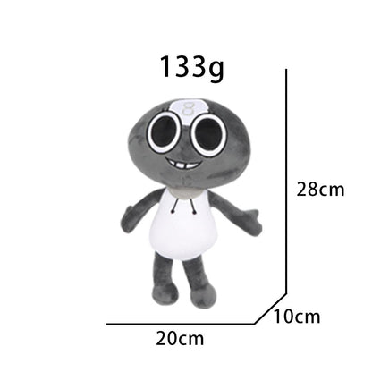 Dandy's World Plush 11" Cosmo Plush Stuffed Figure Pillow for Video Game Fans Room Decor with a Sticker Set