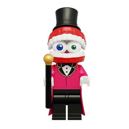 Digital Circus Inspired Brick Figures – Cute Pomni & Anon Mini Doll Building Figurines
