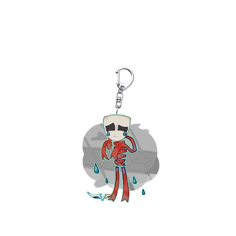The Amazing Digital Circus Fanart Acrylic Keychains - TADC Pomni Jax Ragatha Kinger Charms - Unique Hand-Drawn Aesthetic Bag Accessories - 6 Styles