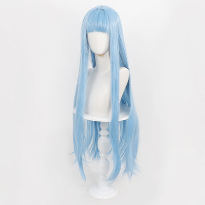 Riche Apprentice Edition Cosplay Wig - 94cm Flowing Cerulean Silk