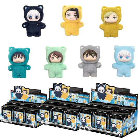 Jujutsu Kaisen Plush Blind Box – Hot Selling Gojo, Geto, Fushiguro, Nanami, Shoko, Haibara Mini Keychain Mystery Gift for JJK Fans,100% Authentic, Buy your favorite character