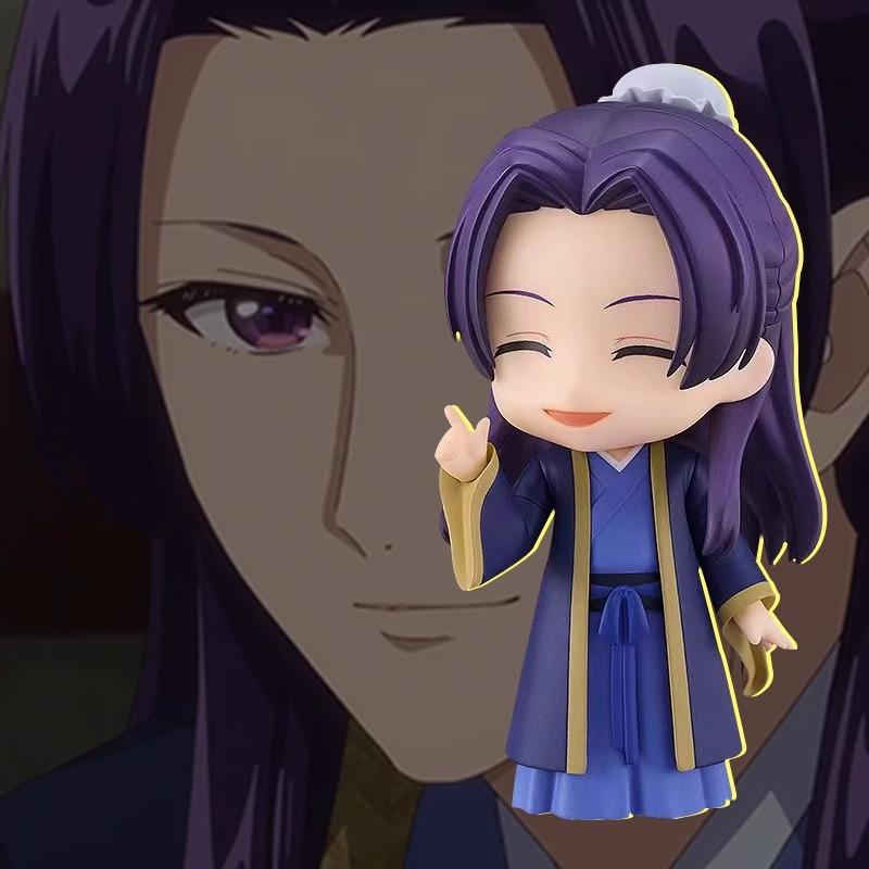 The Apothecary Diaries Inspired Catnip Renji Posable Clay Figure – Interchangeable Face Doll Collectible Toy & Display Statue