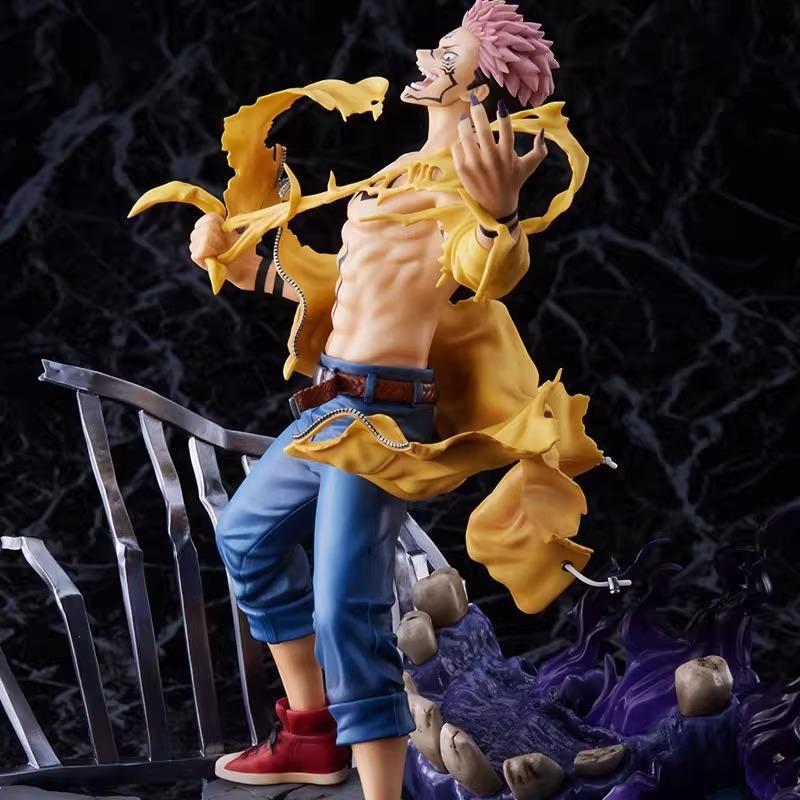 Ryomen Sukuna & Yuji Itadori Figure Set – Anime Collectible Model, Perfect Birthday Gift for JJK Fans