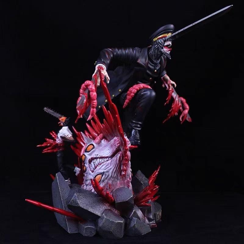Katana Devil Figure with Makima, Denji & Pochita – Chainsaw Man Anime Collectible Set