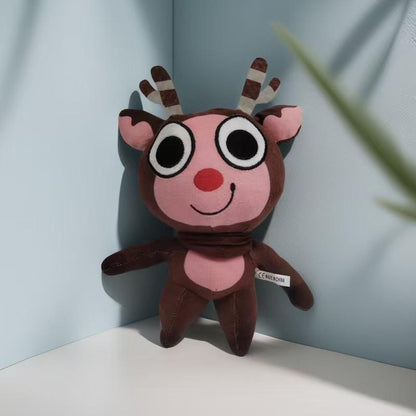 Dandy's World Plush 11" Cosmo Plush Stuffed Figure Pillow for Video Game Fans Room Decor with a Sticker Set