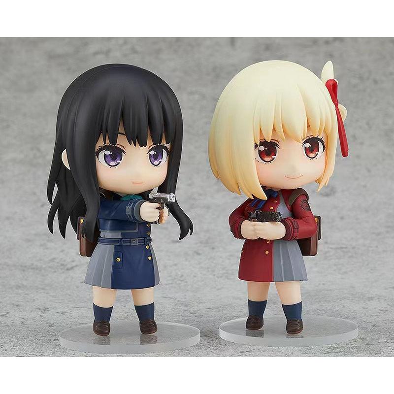 Lycoris Recoil Nendoroid 1955# Chisato Nishikigi & 1956# Takina Inoue – Interchangeable Face Anime Figures Gift Set