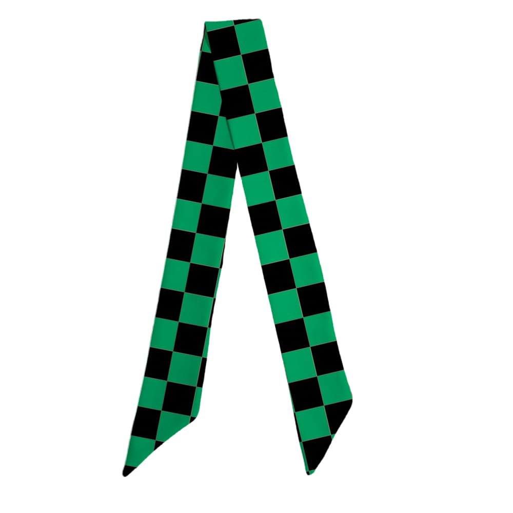 Anime-Inspired Ribbon Deadwear Hair Tie – Tanjiro Butterfly Hashira, Bamboo Girl & Sash Demon Style Cosplay Hair Accessory Gift for Fans
