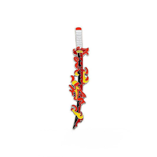Anime-Inspired Metal Badge Pin – Slayer Corps Weapon & Breathing Style Giyu Tomioka Kanao Tsuyuri Design, Fashion Accessory Gift for Fans
