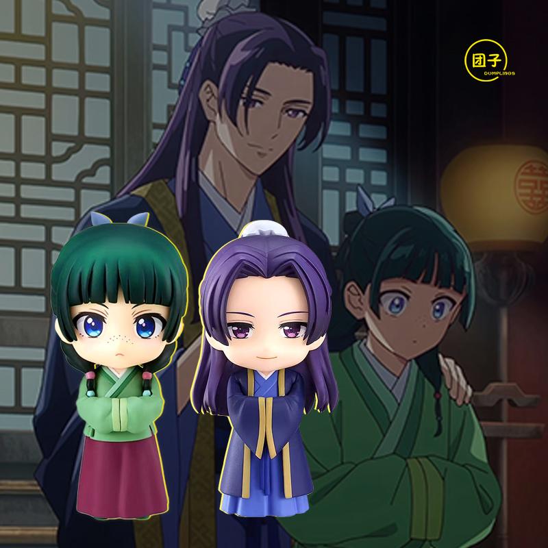 The Apothecary Diaries Inspired Catnip Renji Posable Clay Figure – Interchangeable Face Doll Collectible Toy & Display Statue