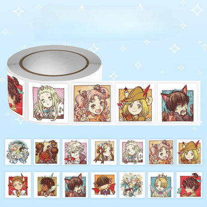 Witch Hat Atelier Artisan Roll Stickers - 500Pcs Magical Chibi Collection
