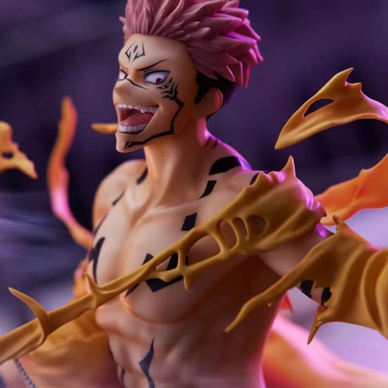 Ryomen Sukuna & Yuji Itadori Figure Set – Anime Collectible Model, Perfect Birthday Gift for JJK Fans