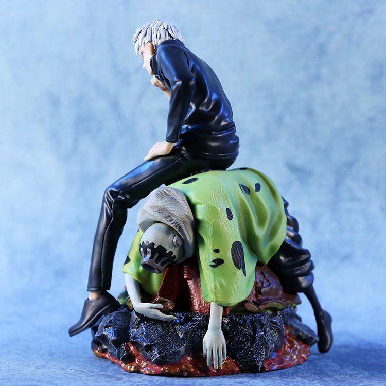 Satoru Gojo Unlimited Void Force Sitting Pose Statue – Boxed Anime Collectible Figure Gift
