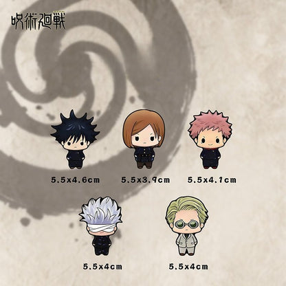 Jujutsu Kaisen Chibi Refrigerator Magnets - Flexible Sorcerer Kitchen Decor