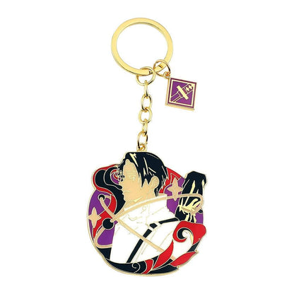 Anime Sorcery School Keychain Set – Blue Infinity, Gojo Satoru, Itadori Yuji, Toji, Nanami,  Metal Charms Pendant for Fans