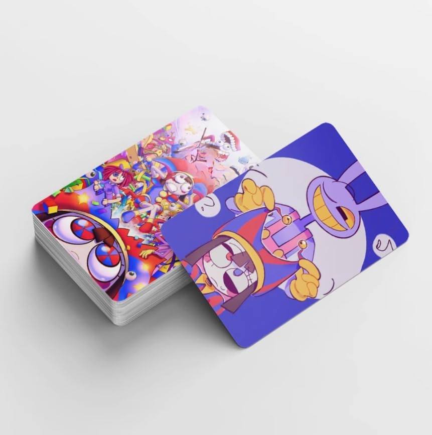 92pcs Dark Circus Mini Fan Cards – Double-Sided Character Art Set Inspired-Pomnii, Jax & More, Digitalcircus  Fantasy Style Collectible Pack