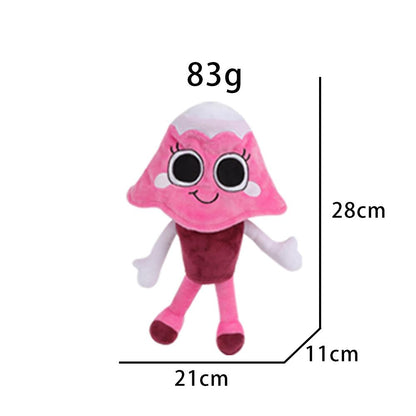 Dandy's World Plush 11" Cosmo Plush Stuffed Figure Pillow for Video Game Fans Room Decor with a Sticker Set