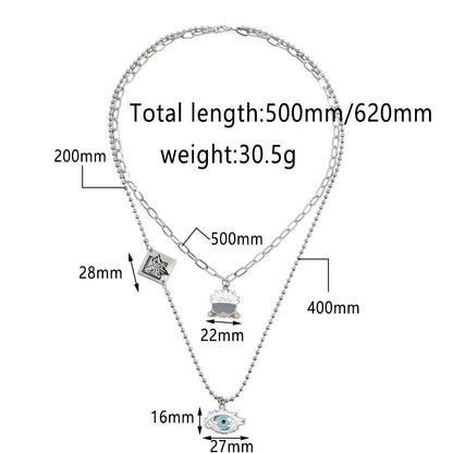 JJK Gojo Satoru Mini Pendant Necklace – Stylish Creative Anime Jewelry Accessory