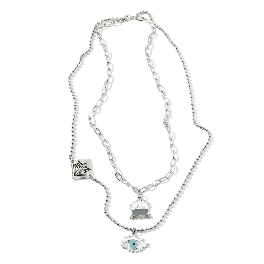 JJK Gojo Satoru Mini Pendant Necklace – Stylish Creative Anime Jewelry Accessory