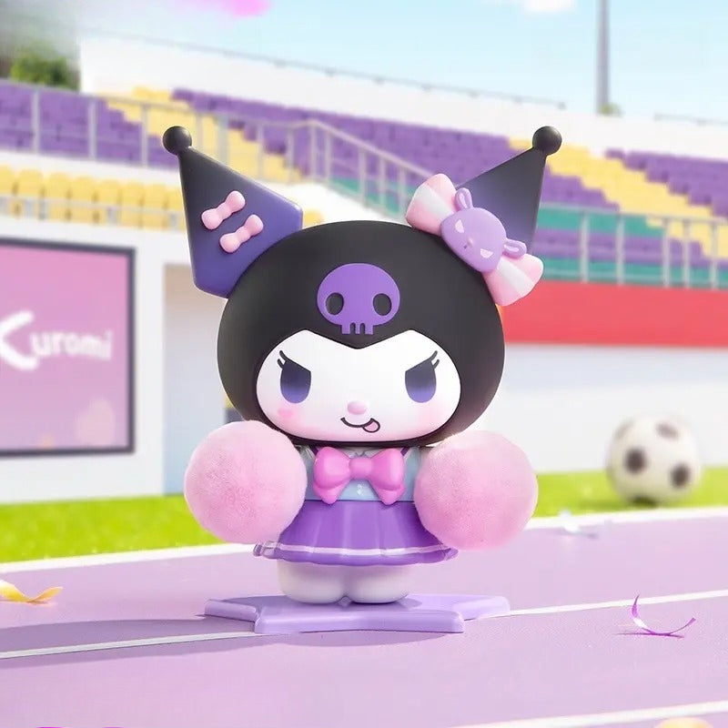 Limited Edition Kuromi School Diary Series Blind Box - Kawaii High School Chibi Figure - Surprise Mystery Box Punk Rockstar Cheerleader Desk Mascot Birthday Gift