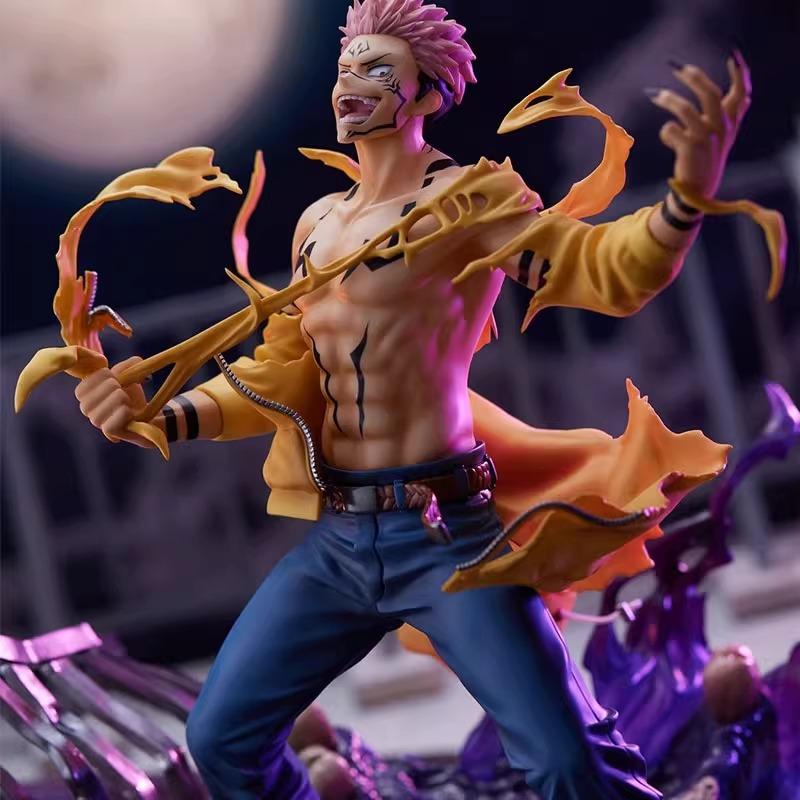 Ryomen Sukuna & Yuji Itadori Figure Set – Anime Collectible Model, Perfect Birthday Gift for JJK Fans