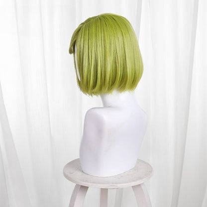Coco Apprentice Edition Cosplay Wig - Grass Green Realistic Scalp Bob