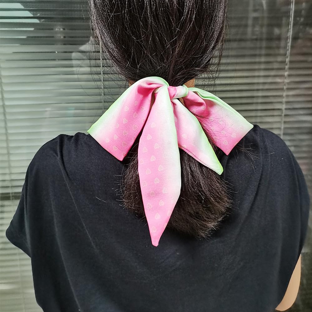 Anime-Inspired Ribbon Deadwear Hair Tie – Tanjiro Butterfly Hashira, Bamboo Girl & Sash Demon Style Cosplay Hair Accessory Gift for Fans