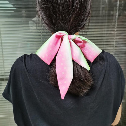 Anime-Inspired Ribbon Deadwear Hair Tie – Tanjiro Butterfly Hashira, Bamboo Girl & Sash Demon Style Cosplay Hair Accessory Gift for Fans