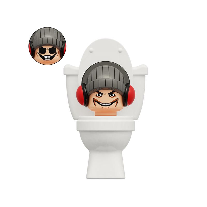 Toilet Man vs Camera Man Mini Figure Set – Titan Speaker Man & TV Man Building Block Toy, Assembly Collectible Model