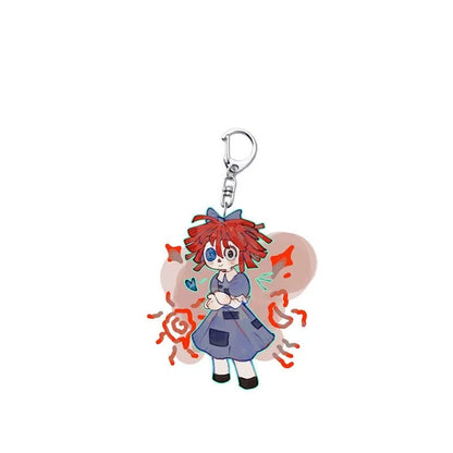 The Amazing Digital Circus Fanart Acrylic Keychains - TADC Pomni Jax Ragatha Kinger Charms - Unique Hand-Drawn Aesthetic Bag Accessories - 6 Styles