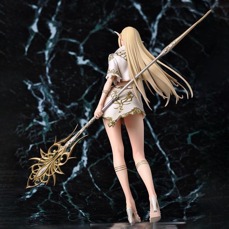 White Elf Sorceress 1/7 Scale Figure – Fantasy Game Girl Statue, Desktop Display Model, Collectible Gift
