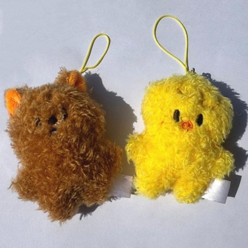 Stray Wolf Animals Keychain for K-pop Fans,7cm Bang Pendant for bag