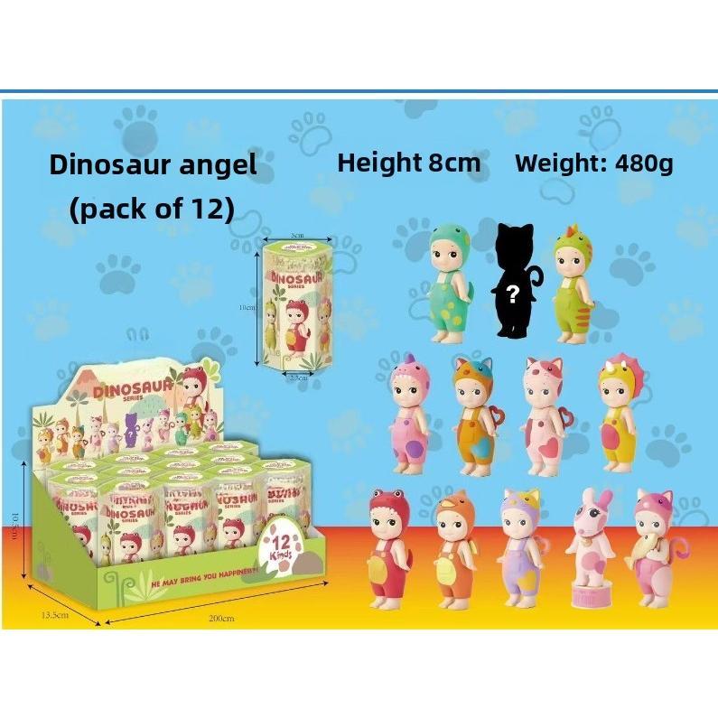 Angel Resting Pose Blind Box – Sonny Bug's Word Series,Kawaii Desk Decor Figure,Cute Cupid Desk Ornament & Phone Decoration Anime-Style Collectible Figure Toy Gift