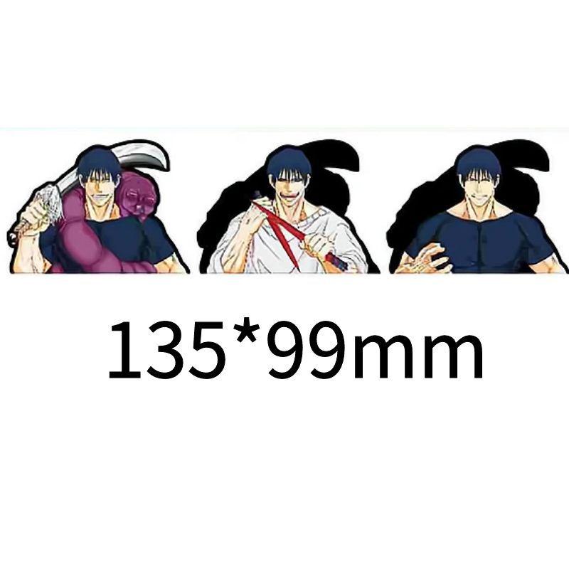 Jujutsu Kaisen Satoru Gojo 3D Gradient Sticker – Anime Holographic Decal for Car, Phone & Creative Gifts