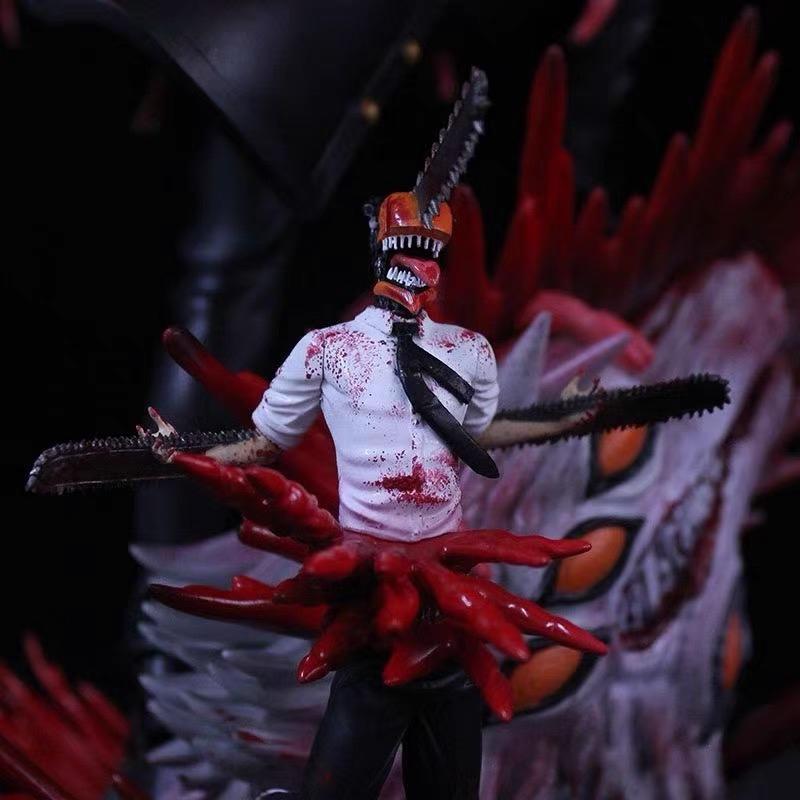 Katana Devil Figure with Makima, Denji & Pochita – Chainsaw Man Anime Collectible Set