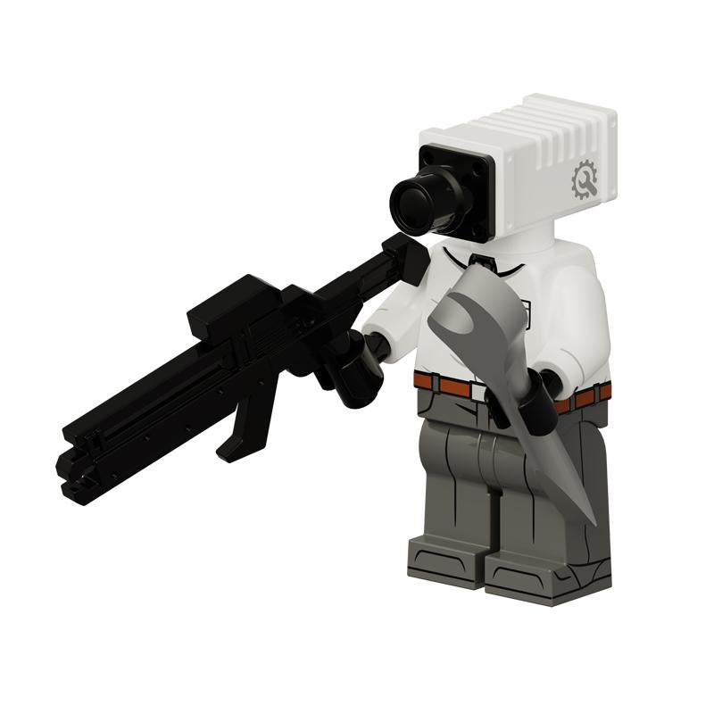 Toilet Man vs Camera Man Mini Figure Set – Titan Speaker Man & TV Man Building Block Toy, Assembly Collectible Model